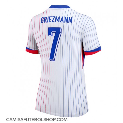 Camisa de time de futebol França Antoine Griezmann #7 Replicas 2º Equipamento Feminina Europeu 2024 Manga Curta